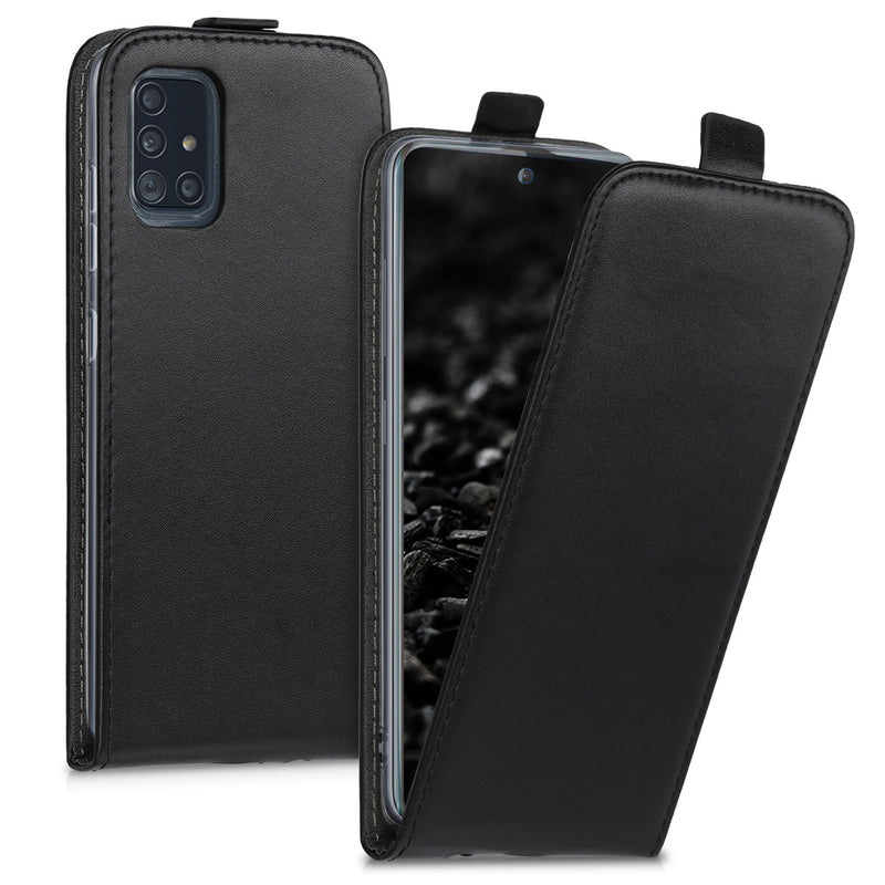 kwmobile Protective Case Compatible with Samsung Galaxy A51 - Flip Case Phone Cover