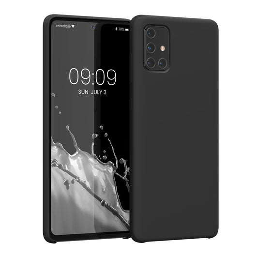 kwmobile Phone Case for Samsung Galaxy A71 - Silicone Case - Wireless Charging - Protective Cover