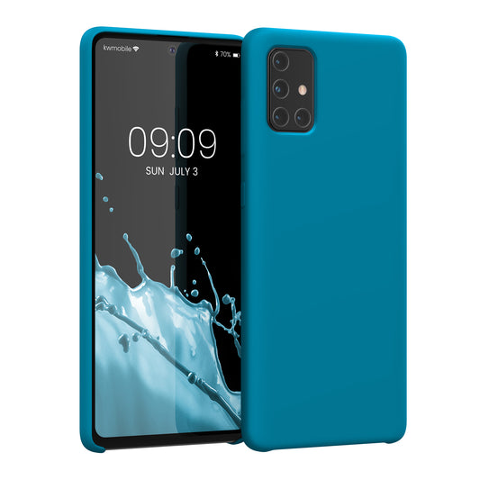 kwmobile Phone Case for Samsung Galaxy A71 - Silicone Case - Wireless Charging - Protective Cover