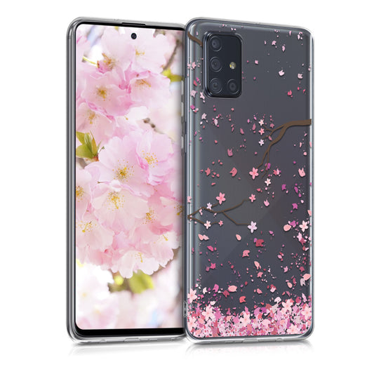 kwmobile Case Compatible with Samsung Galaxy A71 - Transparent Silicone Cover