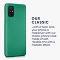 kwmobile Phone Case for Samsung Galaxy A71 - Silicone Case Protective Cover