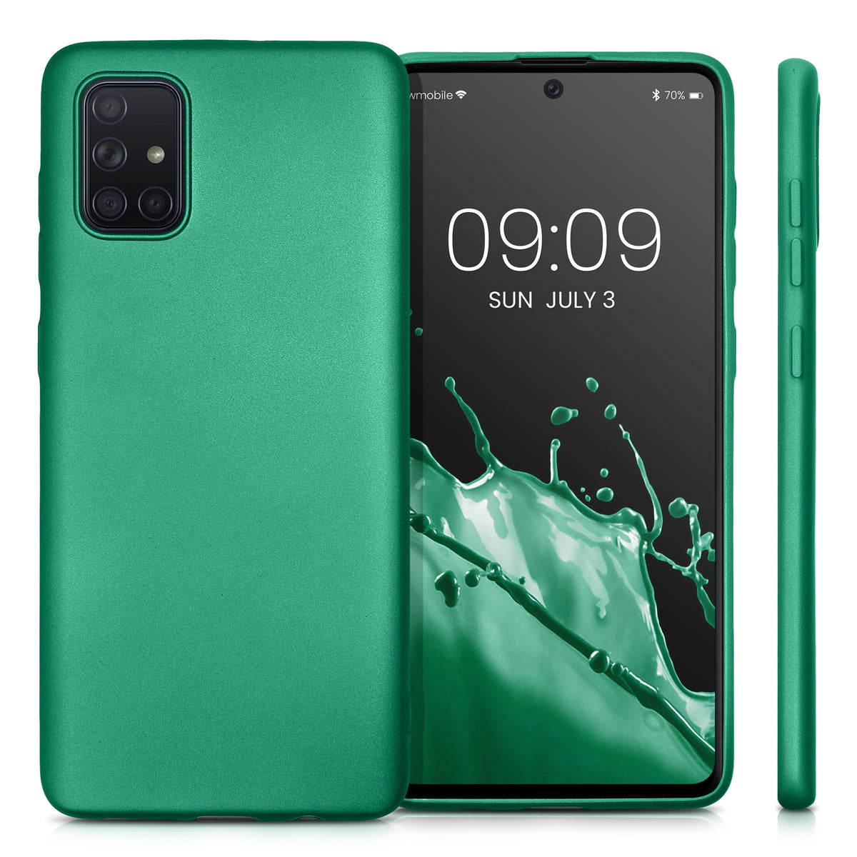 kwmobile Phone Case for Samsung Galaxy A71 - Silicone Case Protective Cover