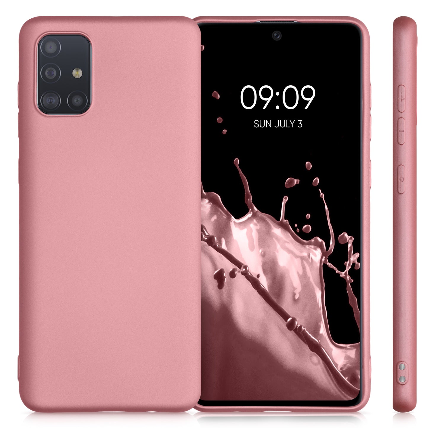 kwmobile Phone Case for Samsung Galaxy A71 - Silicone Case Protective Cover