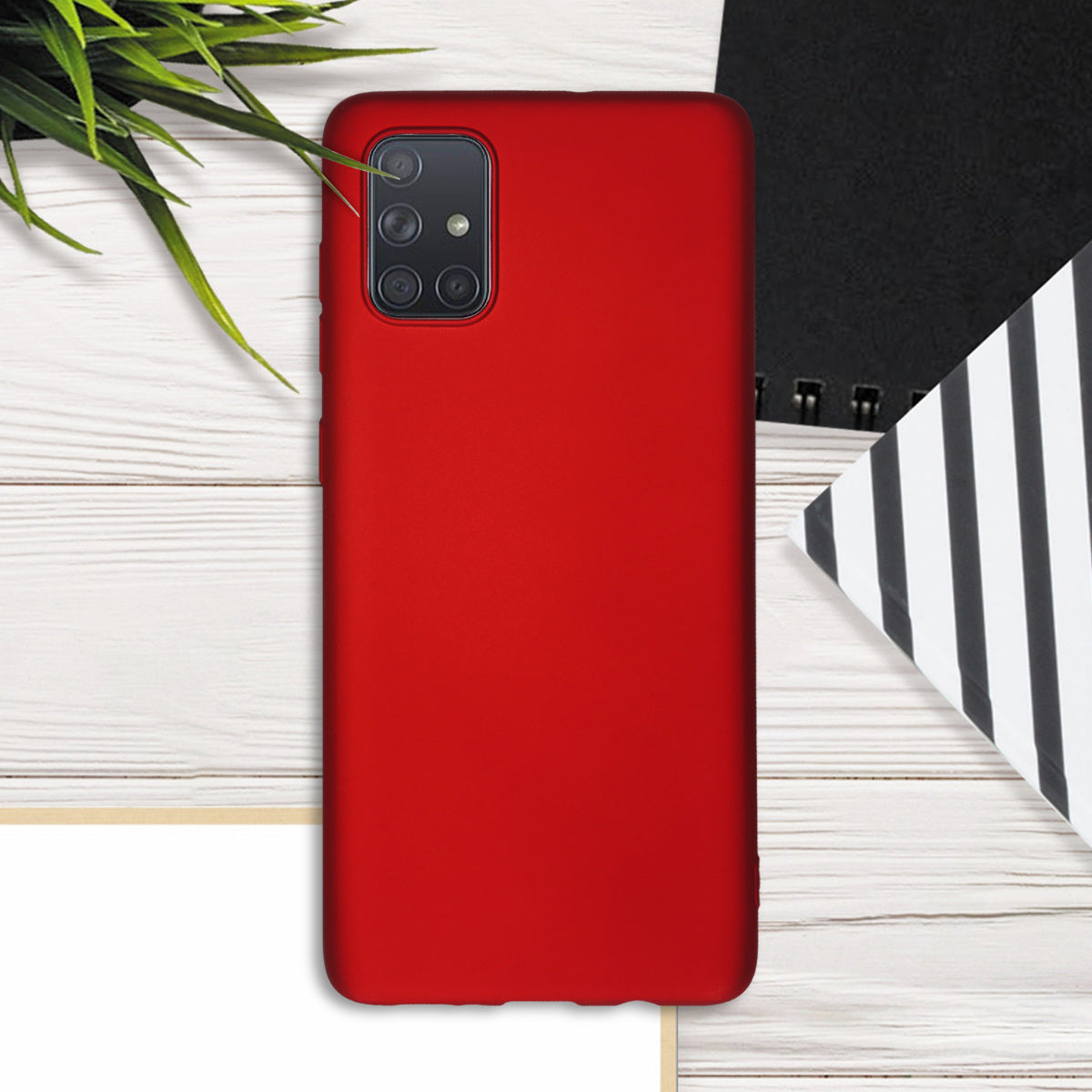 kwmobile Phone Case for Samsung Galaxy A71 - Silicone Case Protective Cover