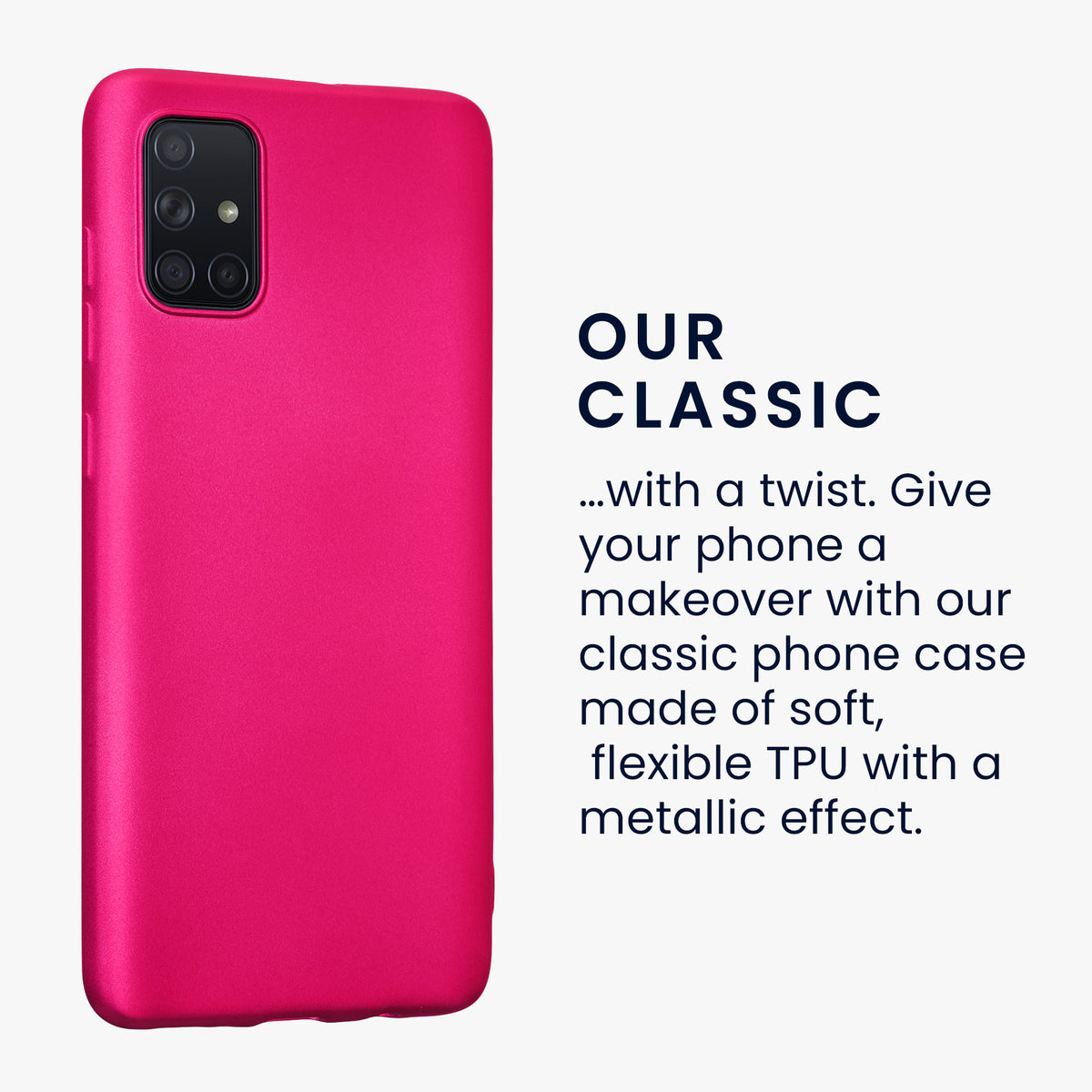 kwmobile Phone Case for Samsung Galaxy A71 - Silicone Case Protective Cover