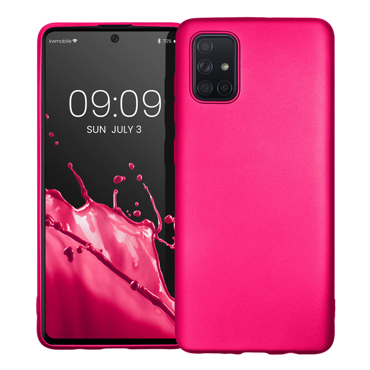 kwmobile Phone Case for Samsung Galaxy A71 - Silicone Case Protective Cover