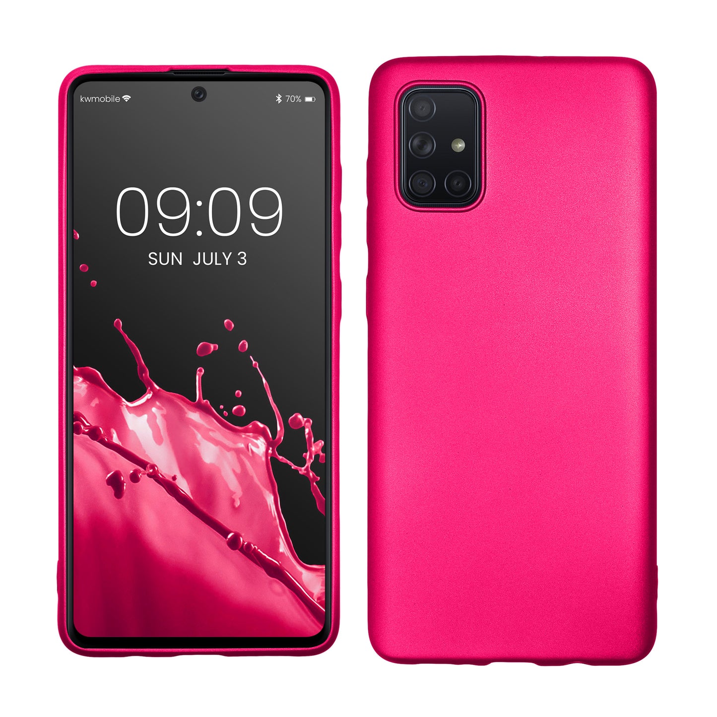 kwmobile Phone Case for Samsung Galaxy A71 - Silicone Case Protective Cover