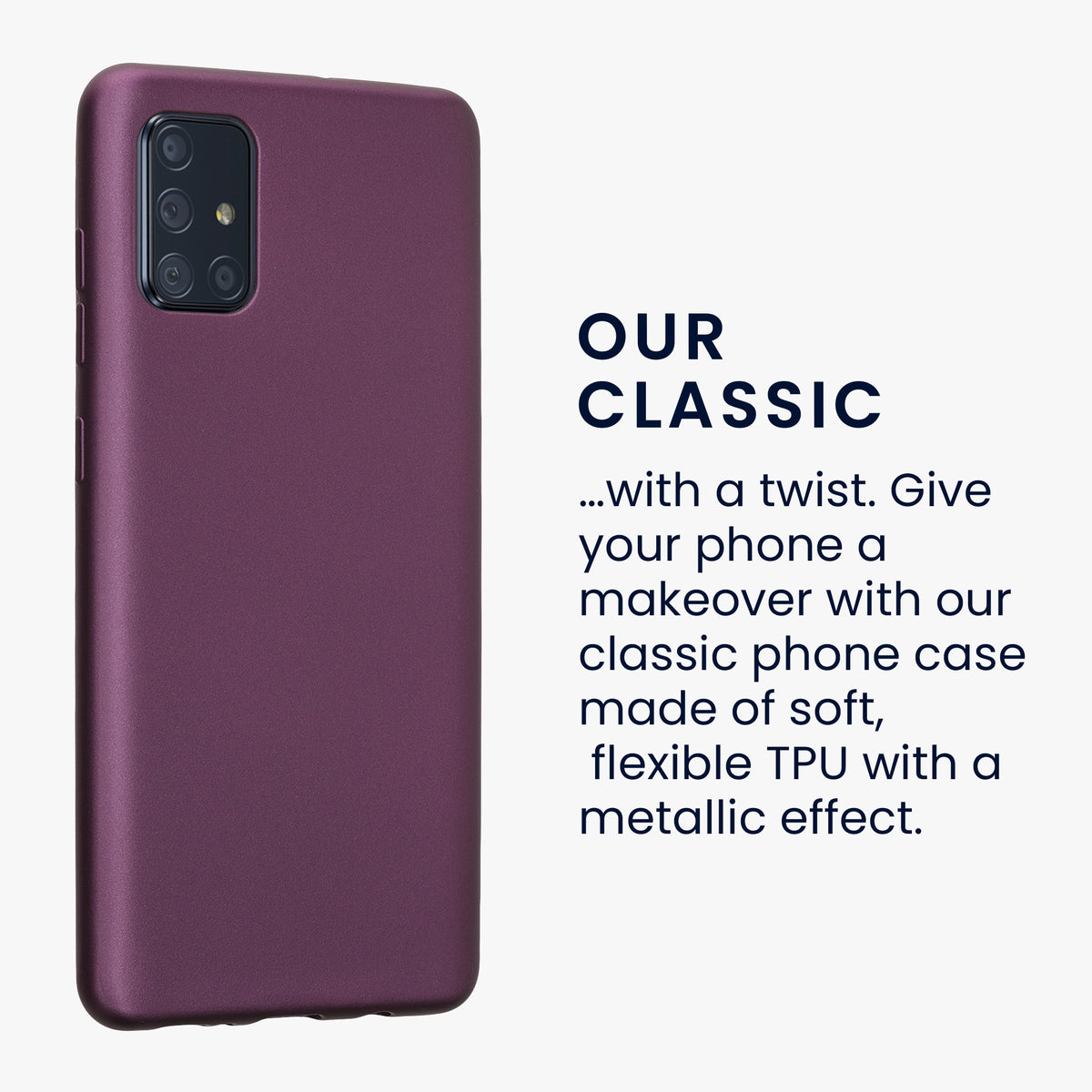kwmobile Phone Case for Samsung Galaxy A71 - Silicone Case Protective Cover