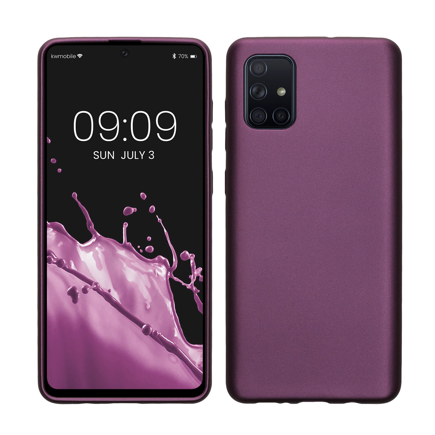 kwmobile Phone Case for Samsung Galaxy A71 - Silicone Case Protective Cover