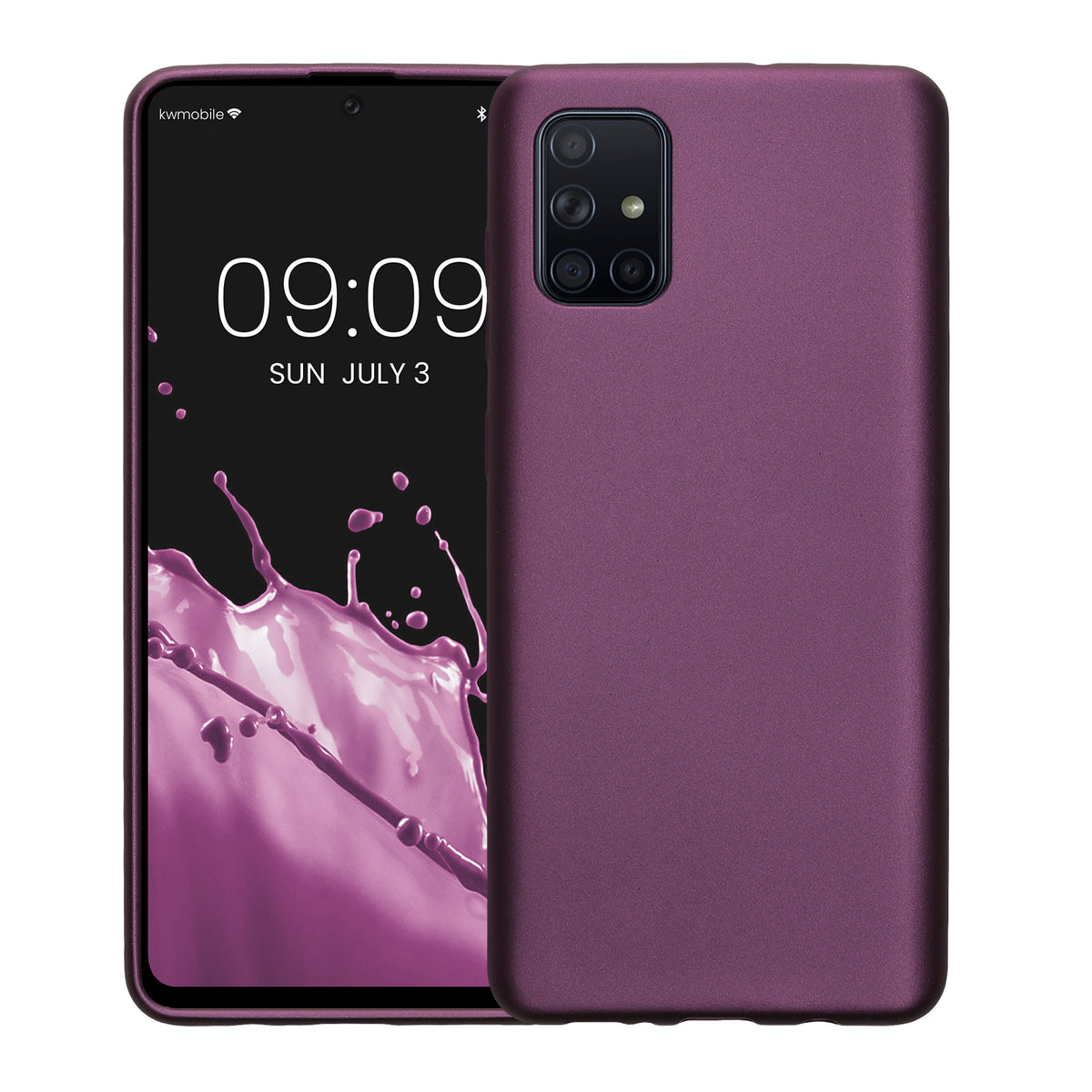 kwmobile Phone Case for Samsung Galaxy A71 - Silicone Case Protective Cover