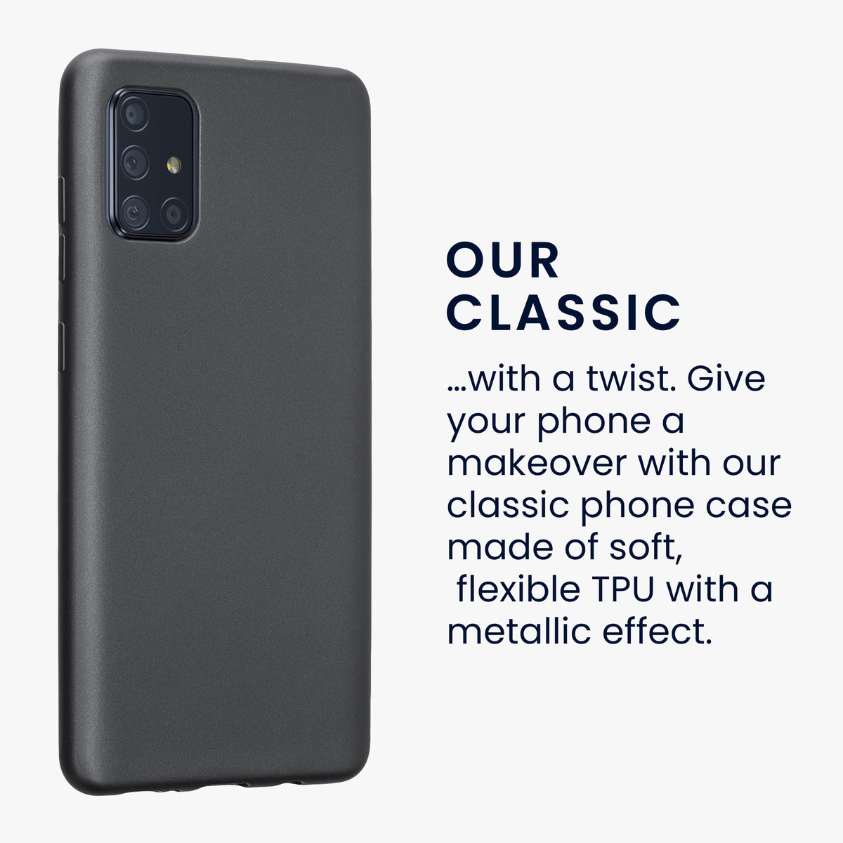 kwmobile Phone Case for Samsung Galaxy A71 - Silicone Case Protective Cover