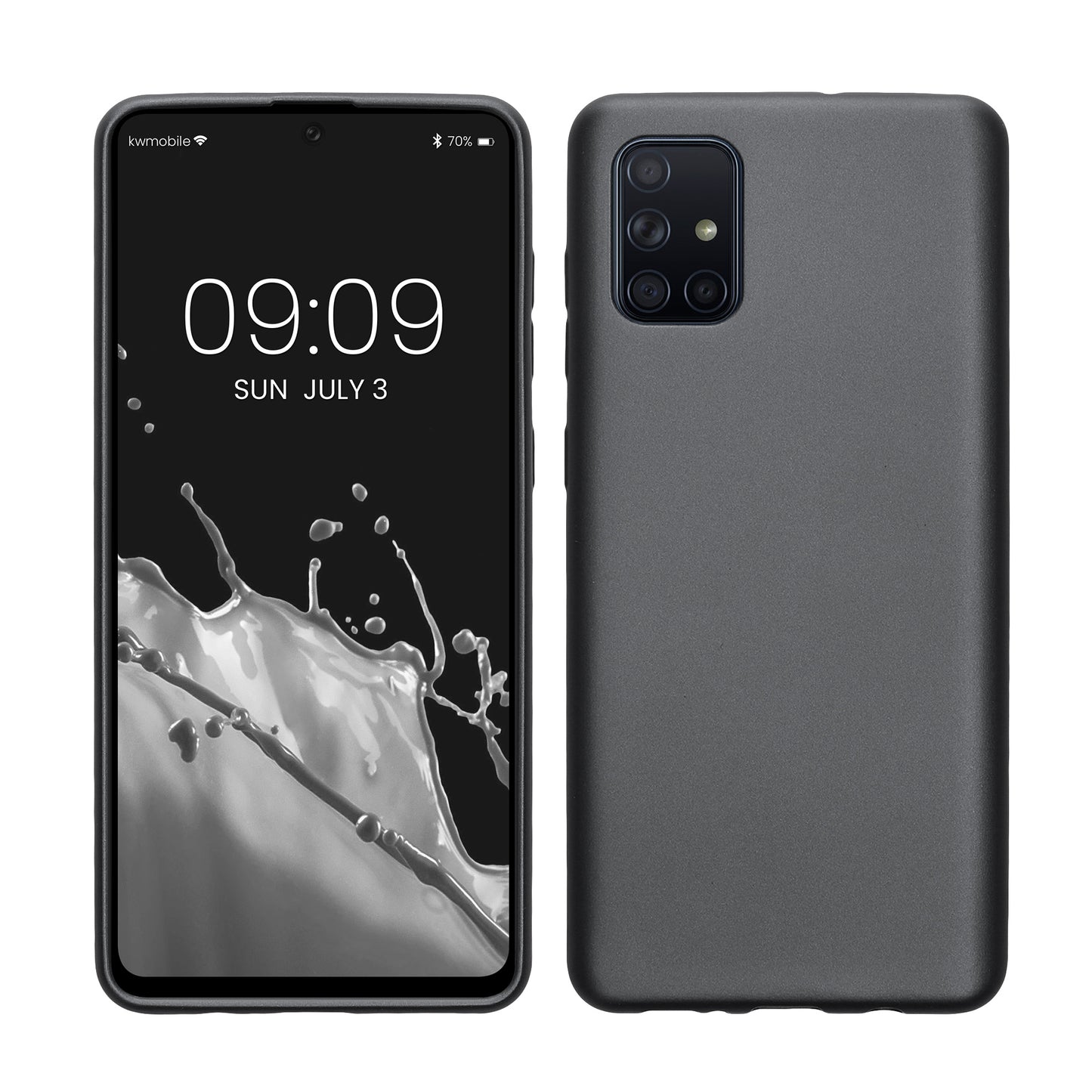 kwmobile Phone Case for Samsung Galaxy A71 - Silicone Case Protective Cover