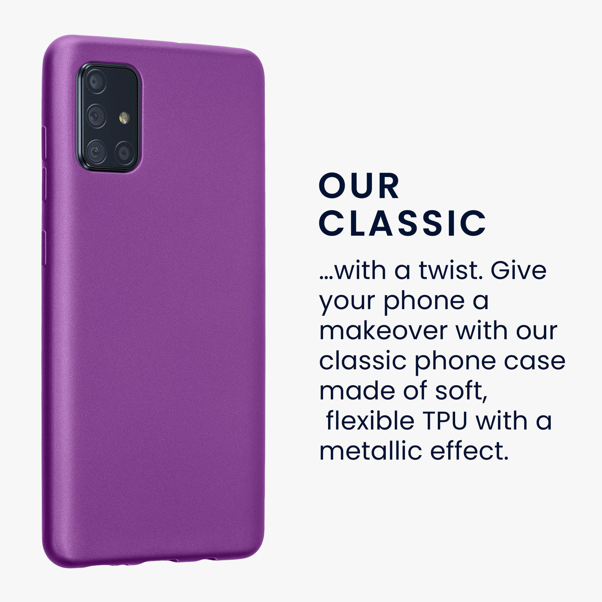 kwmobile Phone Case for Samsung Galaxy A71 - Silicone Case Protective Cover