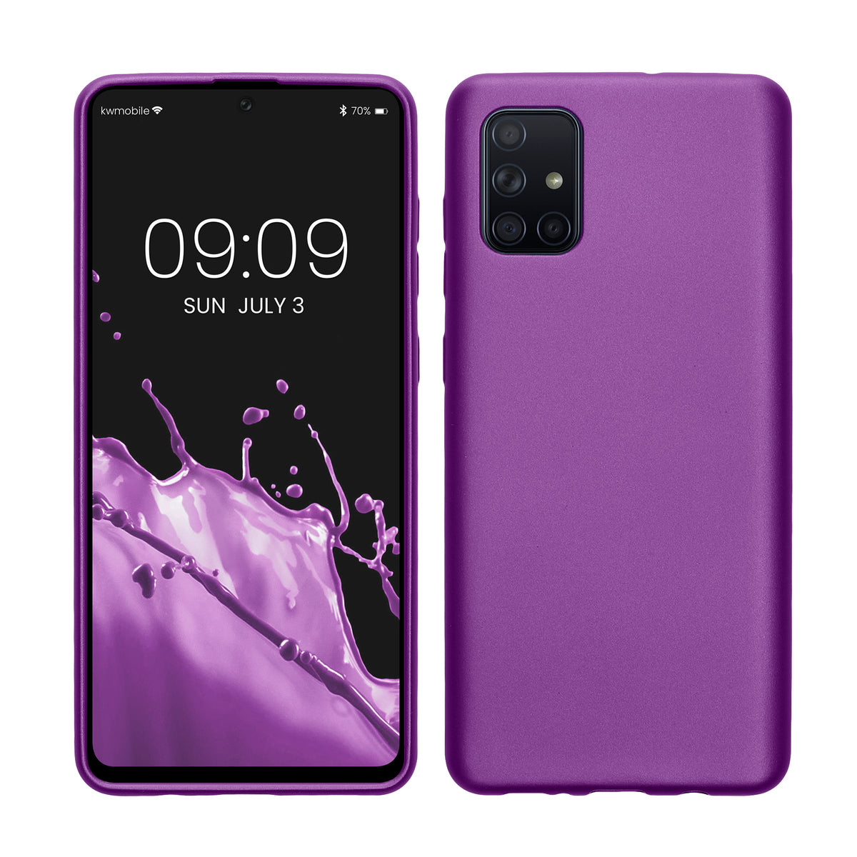kwmobile Phone Case for Samsung Galaxy A71 - Silicone Case Protective Cover