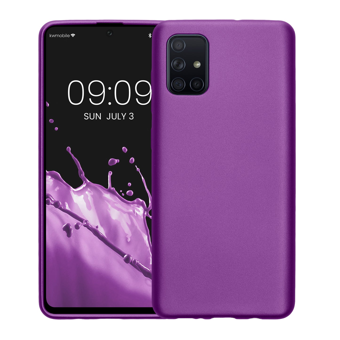 kwmobile Phone Case for Samsung Galaxy A71 - Silicone Case Protective Cover
