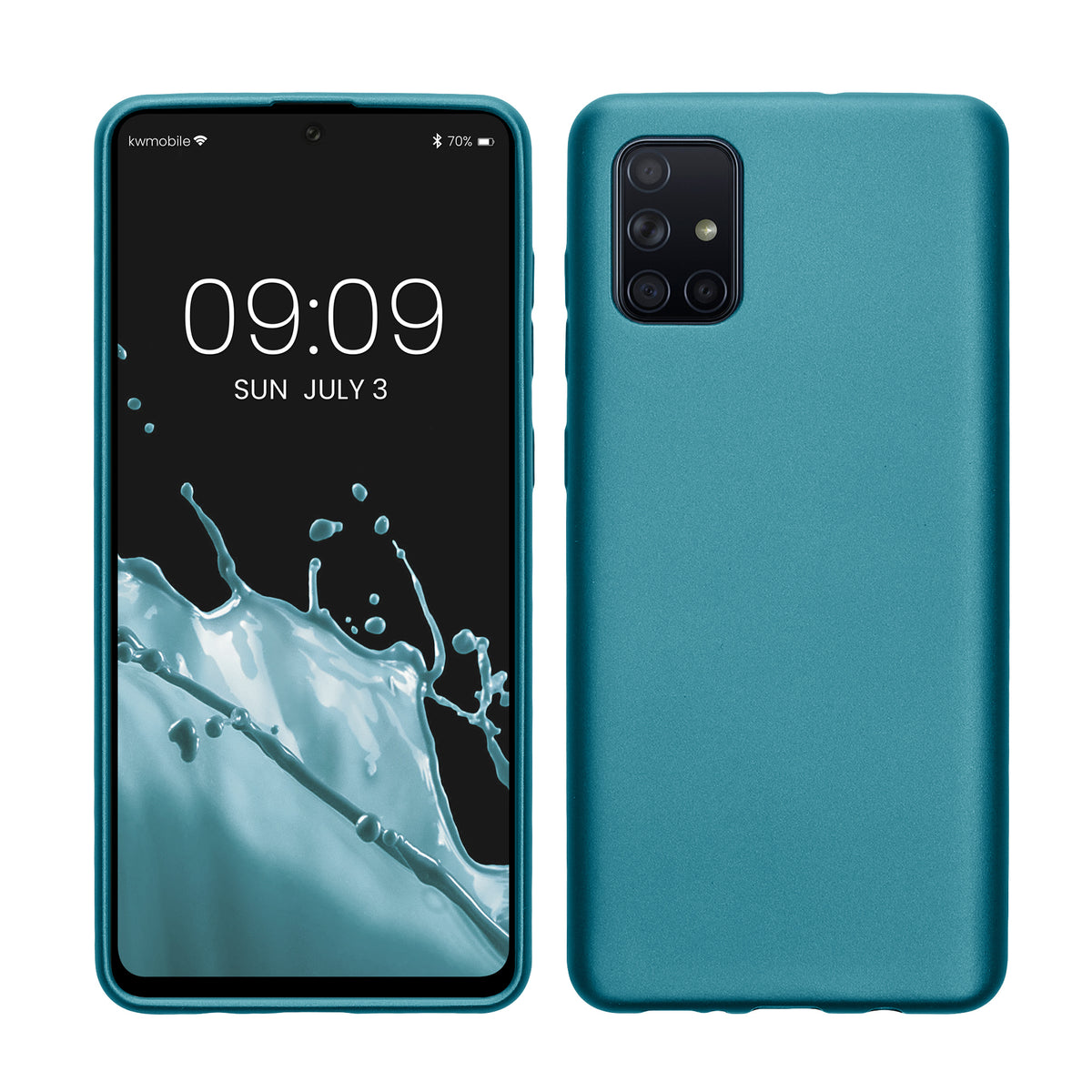 kwmobile Phone Case for Samsung Galaxy A71 - Silicone Case Protective Cover