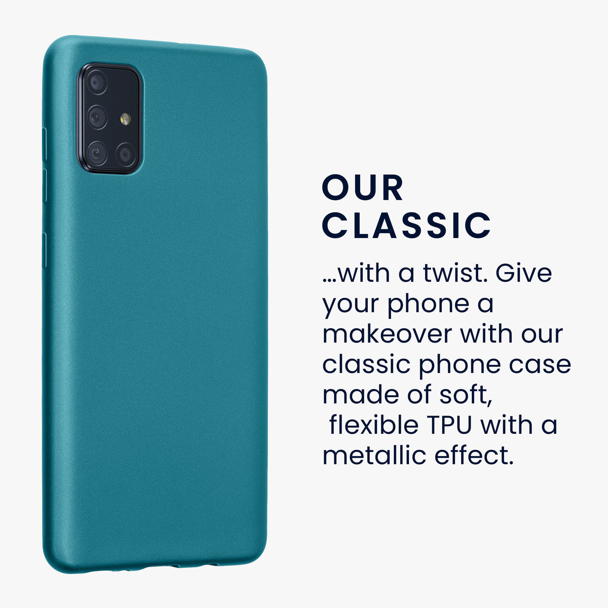 kwmobile Phone Case for Samsung Galaxy A71 - Silicone Case Protective Cover