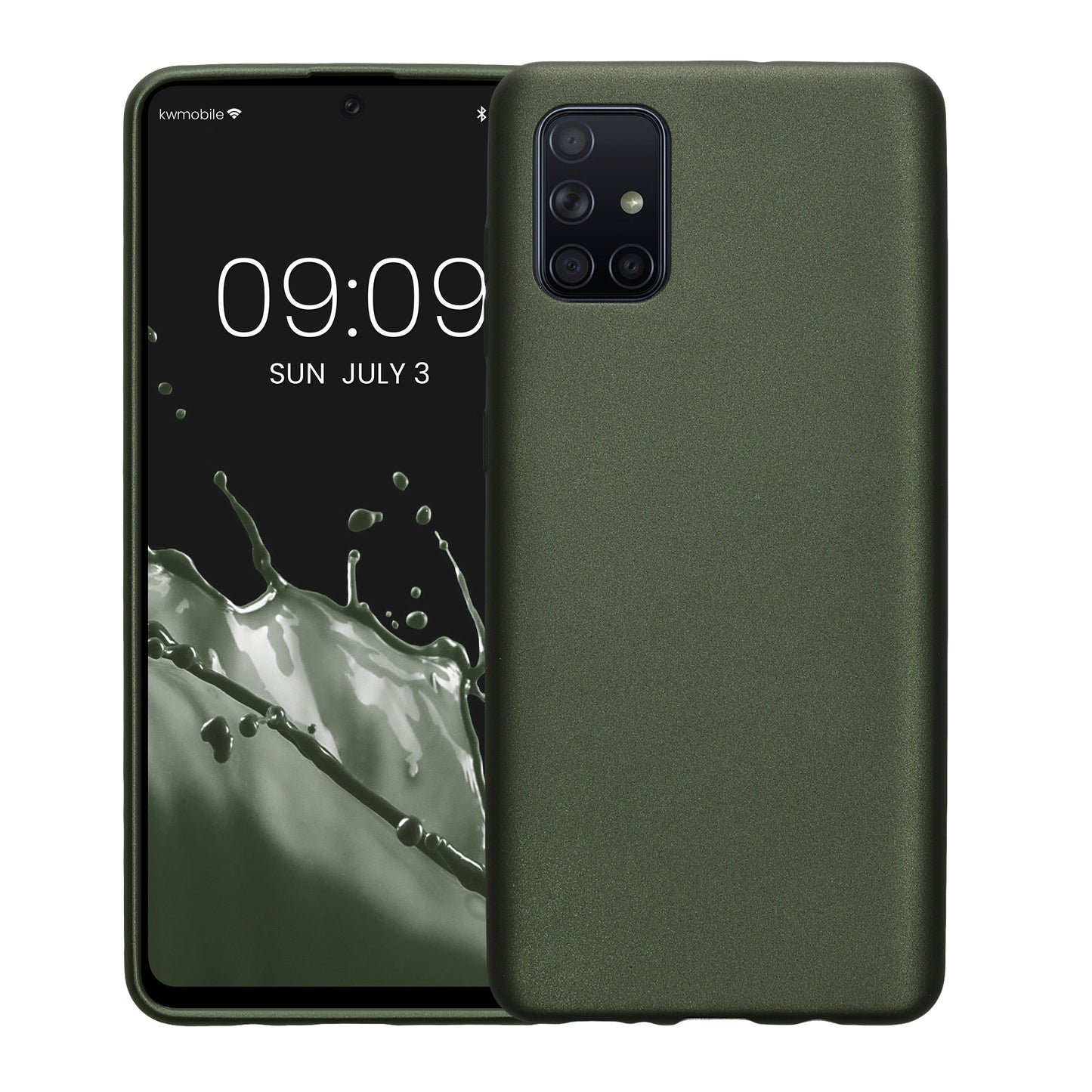 kwmobile Phone Case for Samsung Galaxy A71 - Silicone Case Protective Cover