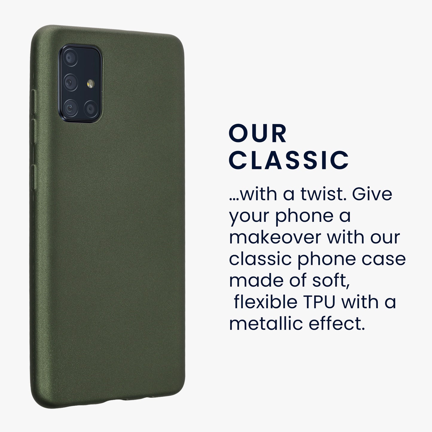 kwmobile Phone Case for Samsung Galaxy A71 - Silicone Case Protective Cover