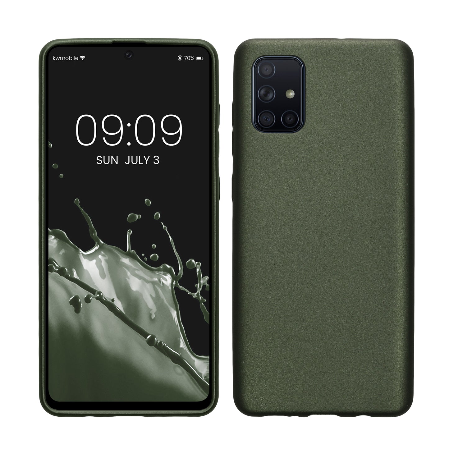 kwmobile Phone Case for Samsung Galaxy A71 - Silicone Case Protective Cover