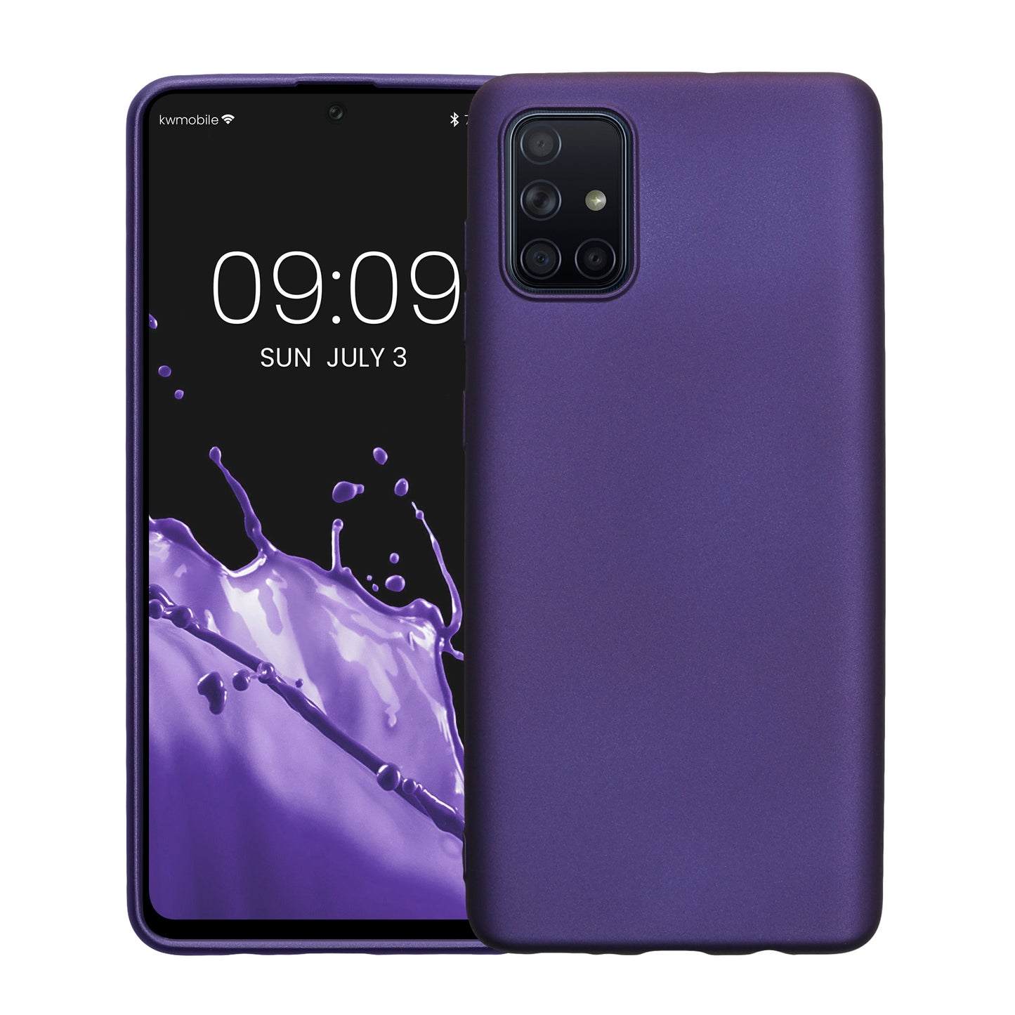 kwmobile Phone Case for Samsung Galaxy A71 - Silicone Case Protective Cover
