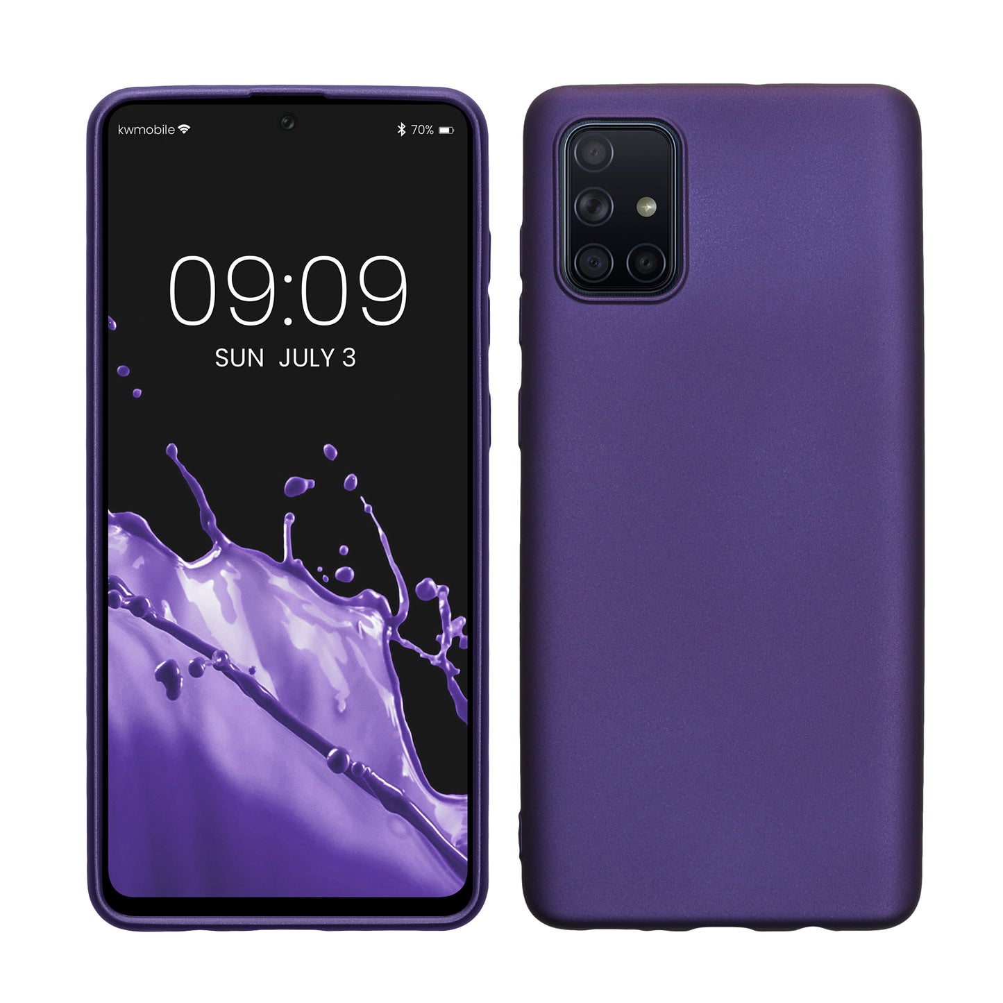 kwmobile Phone Case for Samsung Galaxy A71 - Silicone Case Protective Cover