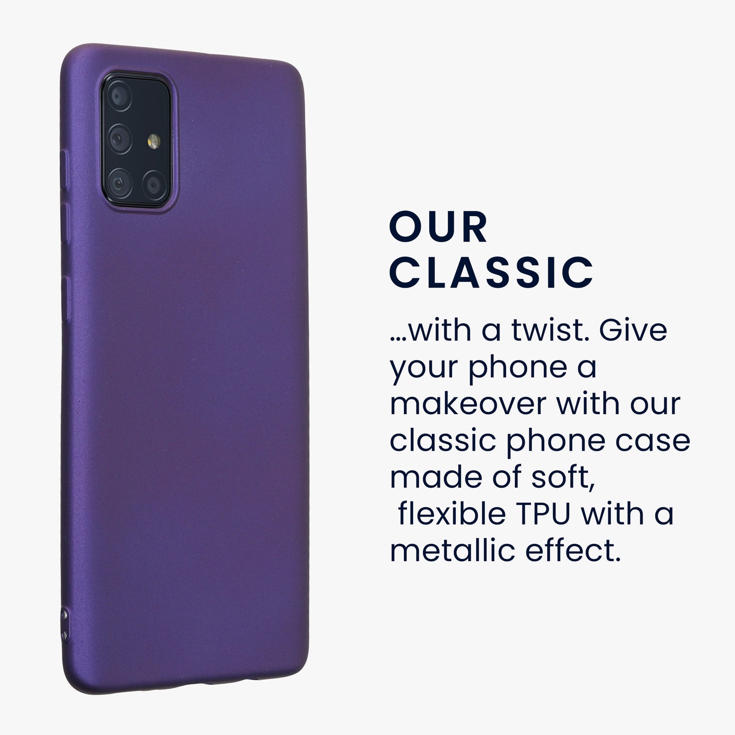 kwmobile Phone Case for Samsung Galaxy A71 - Silicone Case Protective Cover