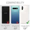 kwmobile Case Compatible with Samsung Galaxy Note 10 Plus Case - Shockproof Phone Cover - TPU Phone Case