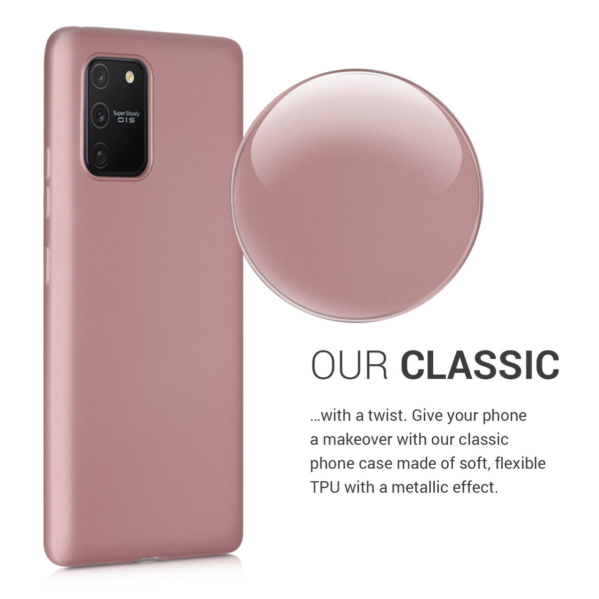 Samsung Galaxy S10 Lite Metallic Phone Case