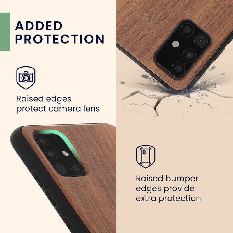 Samsung Galaxy A51 Shockproof Hard Case with TPU Bumper