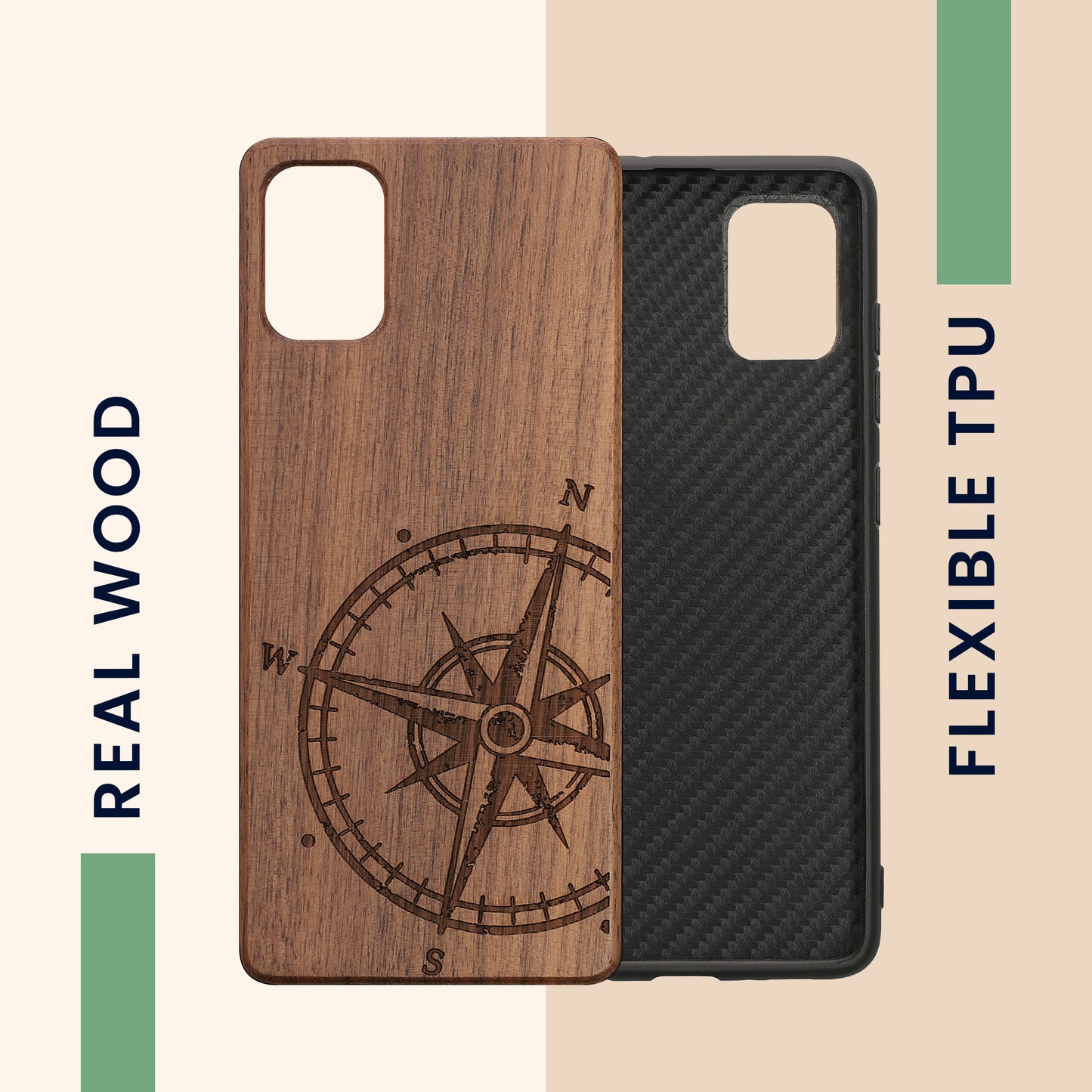 Samsung Galaxy A51 Shockproof Hard Case with TPU Bumper