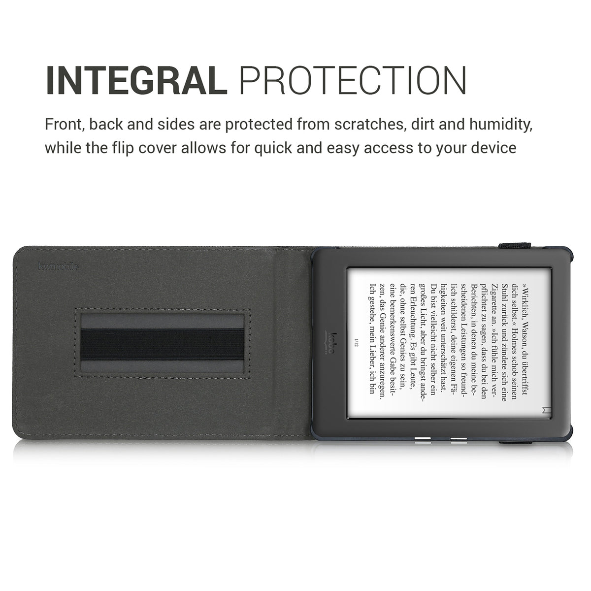 Kobo Glo HD / Touch 2.0 with Hand Strap eReader Case