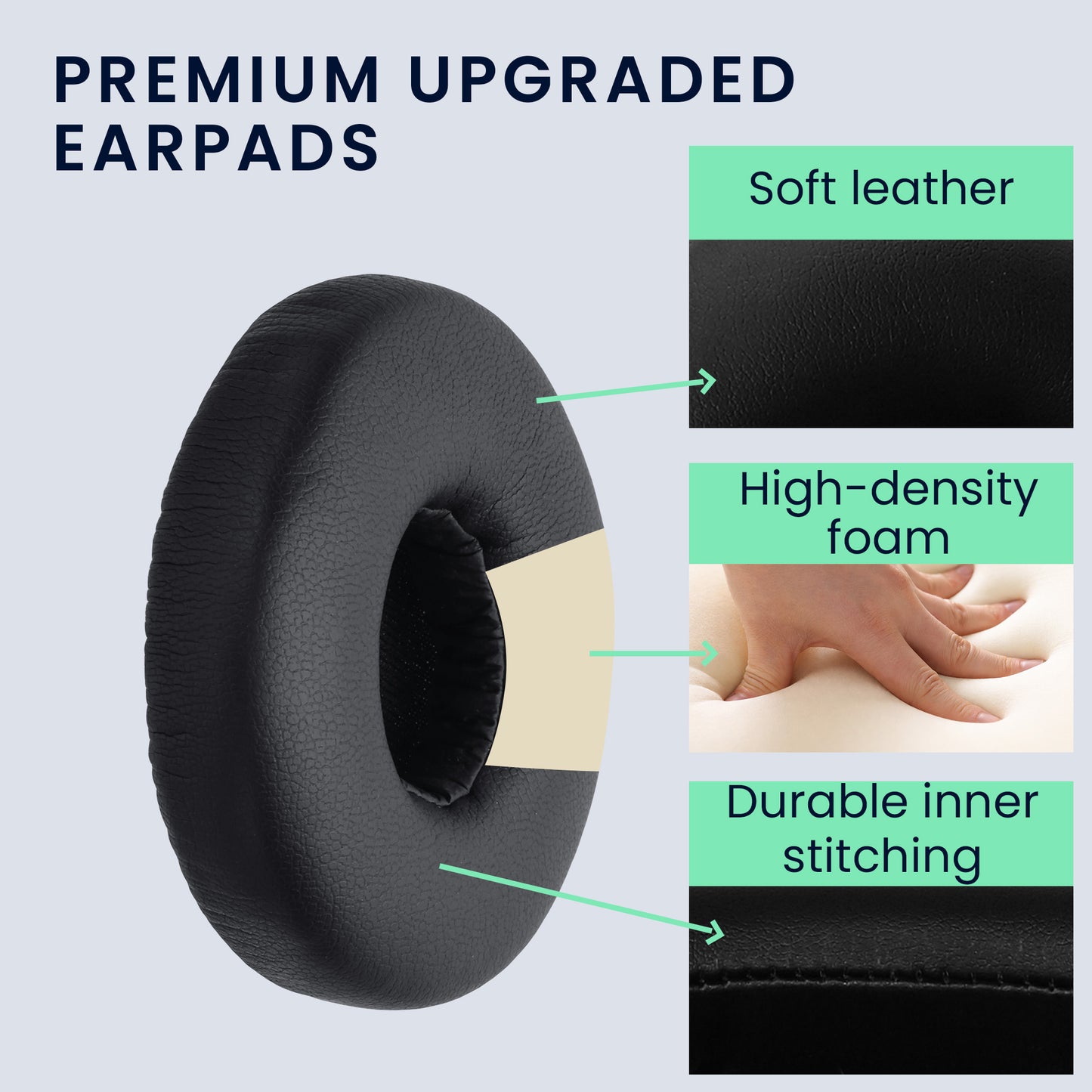 kwmobile Ear Pads for Bose A20 Aviation Headset Ear Cushions Replacement Ear Pads Headphone Spare Parts Headphone Replacement Pads Over Ear Headphones