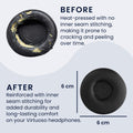 kwmobile Ear Pads for Bose A20 Aviation Headset Ear Cushions Replacement Ear Pads Headphone Spare Parts Headphone Replacement Pads Over Ear Headphones