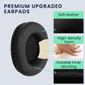 kwmobile Ear Pads for Pioneer HDJ 2000/1000/1500 Ear Cushions Replacement Headphone Parts Over-Ear Headphones