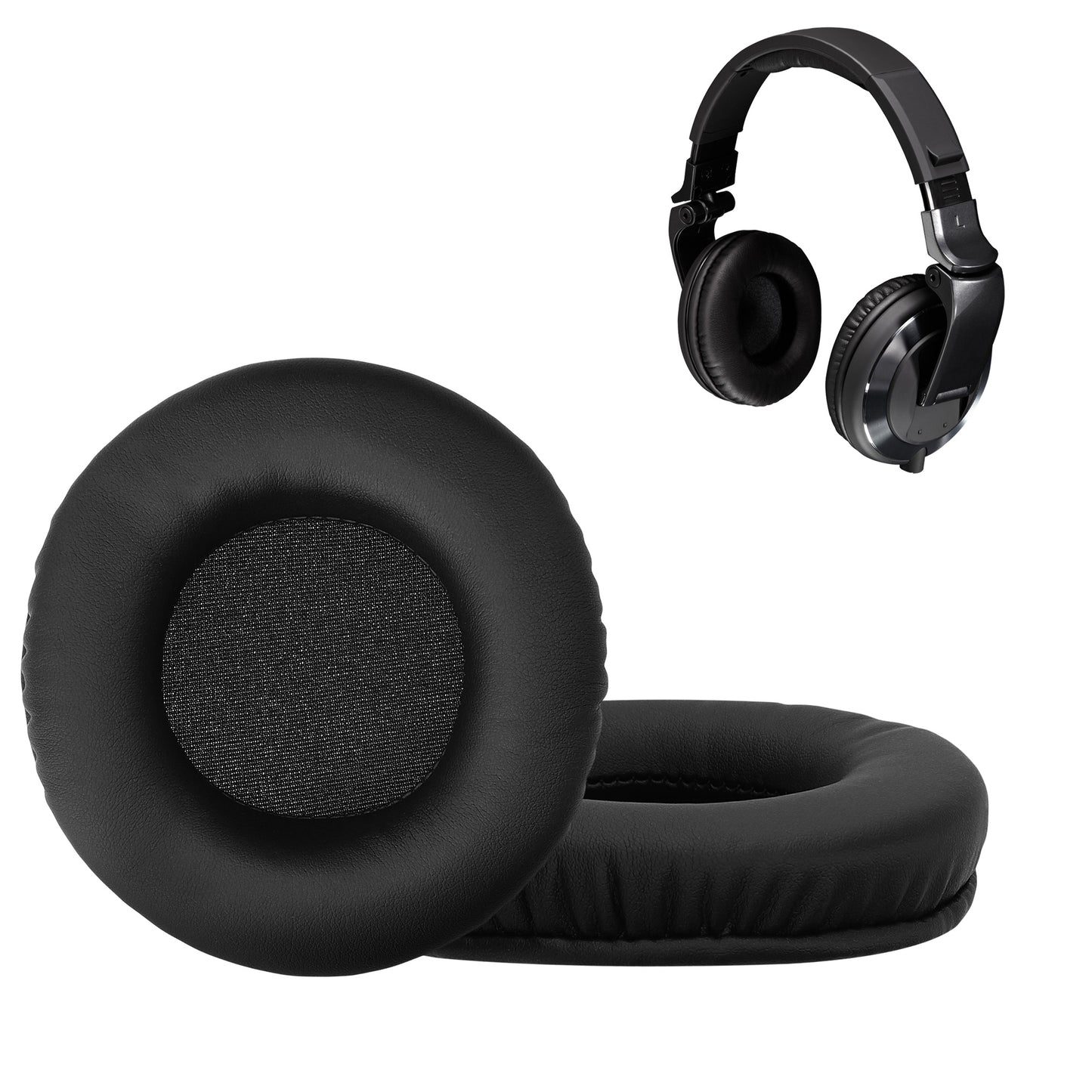 kwmobile Ear Pads for Pioneer HDJ 2000/1000/1500 Ear Cushions Replacement Headphone Parts Over-Ear Headphones