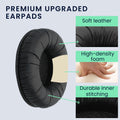 kwmobile Ear Pads for Sennheiser PX200 / PX100 Ear Cushion Replacement Parts Headphone Replacement Pads for Over Ear Headphones