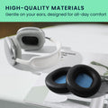 kwmobile Ear Pads for Sennheiser HD8 / HD8 DJ / HD6 MIX Earpads Replacement Ear Pads Headphone Spare Parts Headphone Replacement Pads for Over Ear Headphones