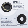 kwmobile Ear Pads for Sony MDR-ZX100/ZX110/ZX300/V150 Earpads Replacement Ear Pads Headphone Spare Parts Headphone Replacement Pads Over Ear Headphones