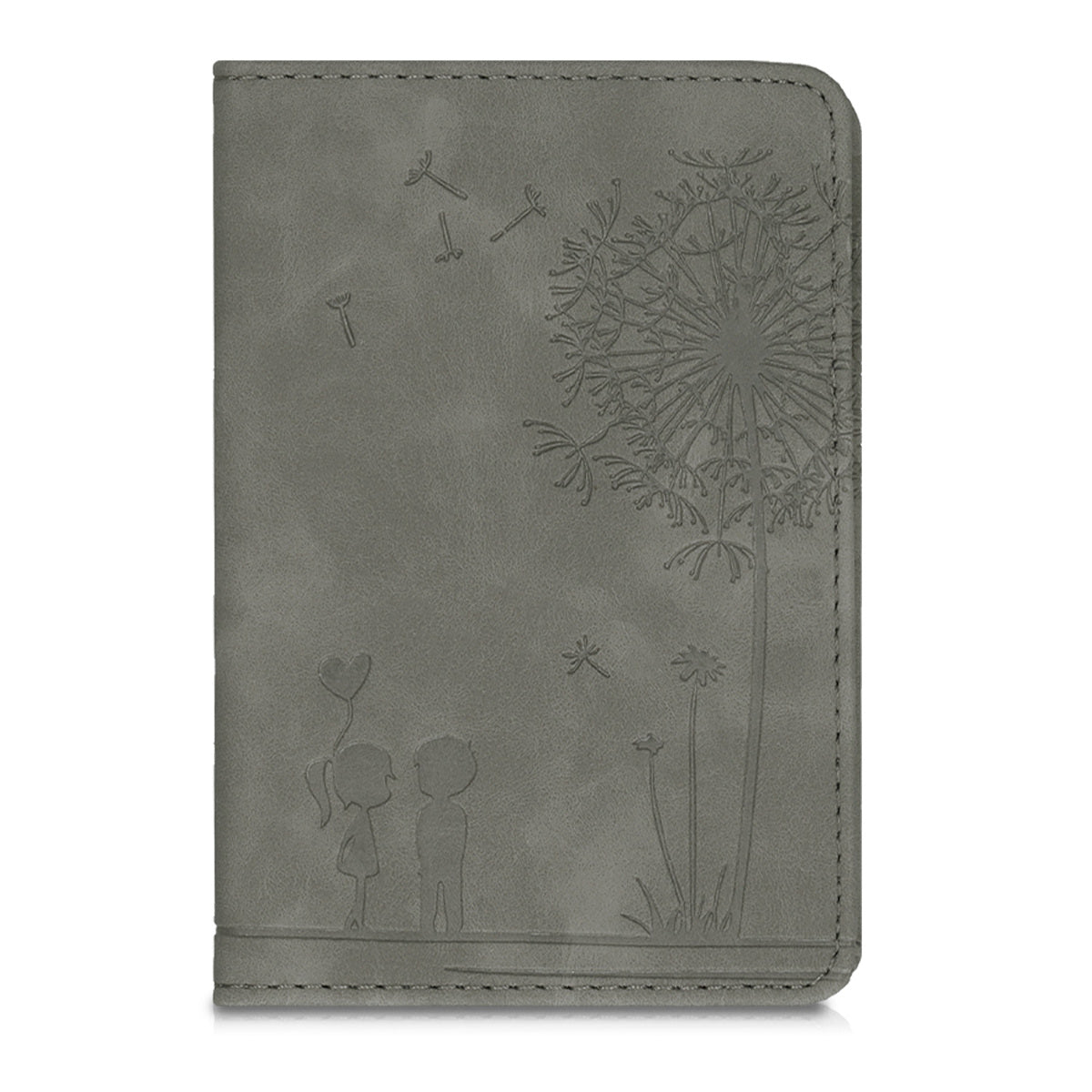 Faux Leather Vehicle Registration Holder with Card Slots