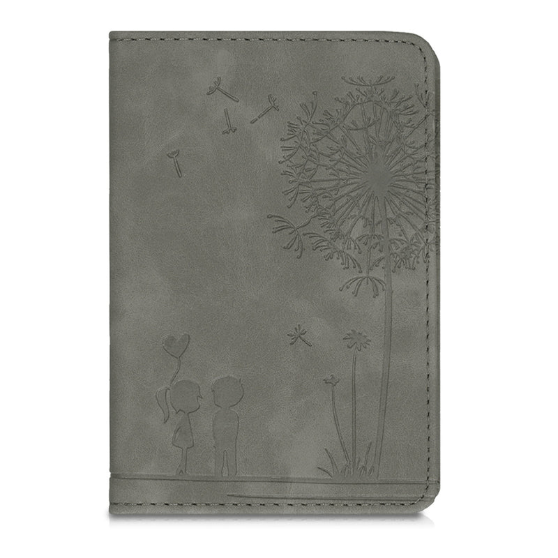 Faux Leather Vehicle Registration Holder with Card Slots