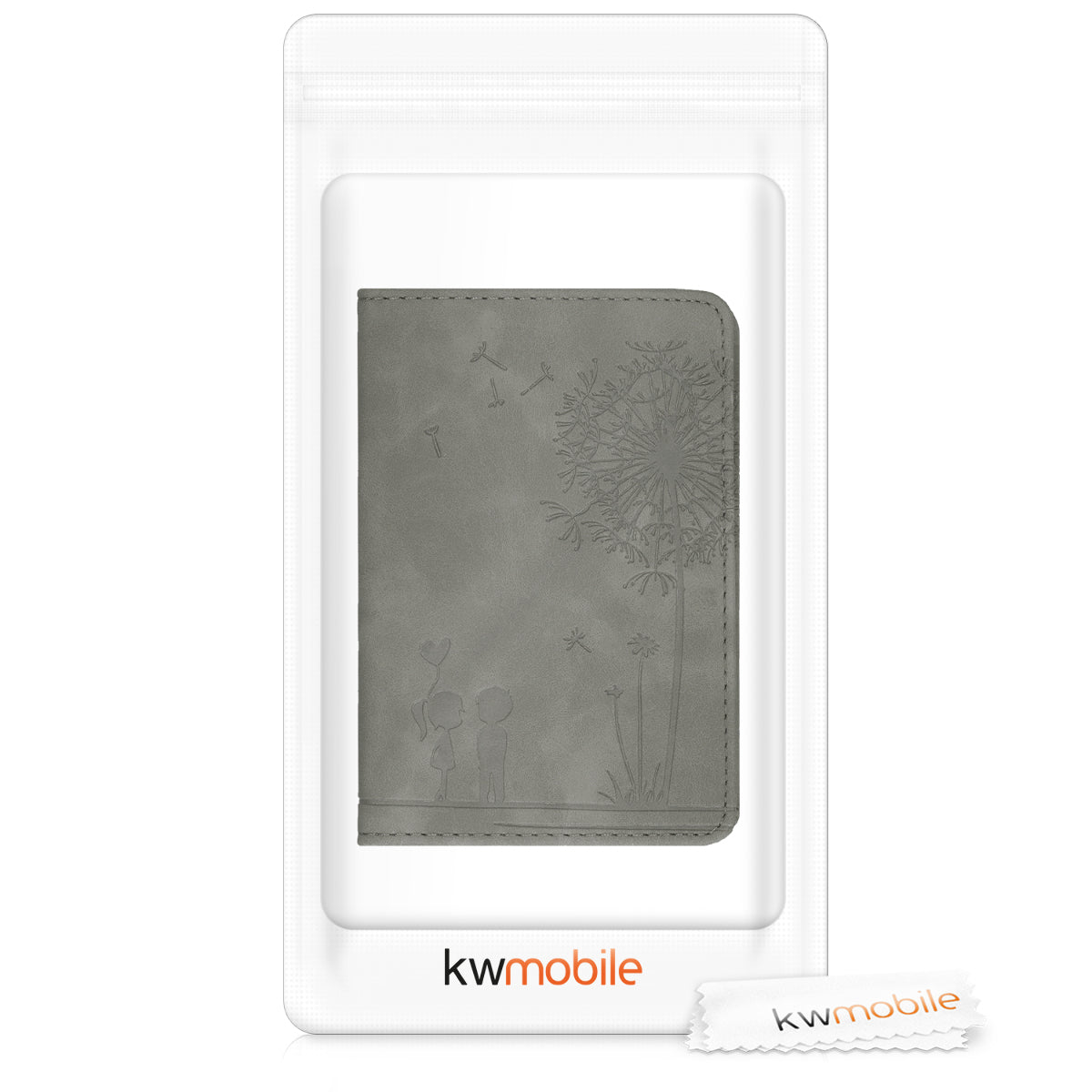 Faux Leather Vehicle Registration Holder with Card Slots