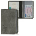 Faux Leather Vehicle Registration Holder with Card Slots