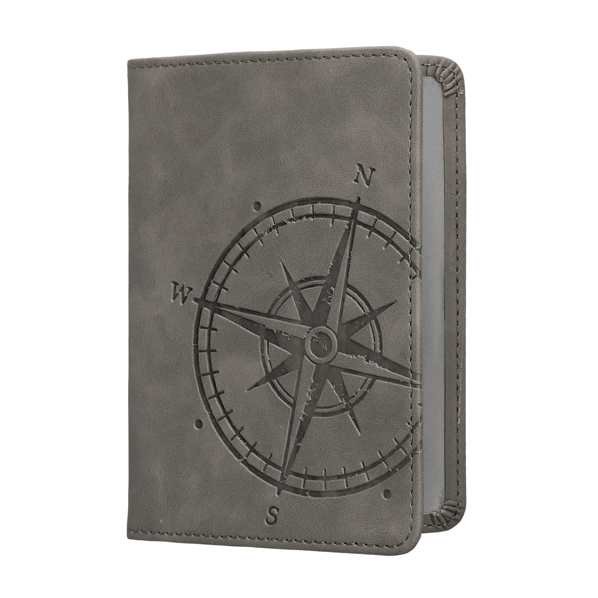 Faux Leather Vehicle Registration Holder with Card Slots