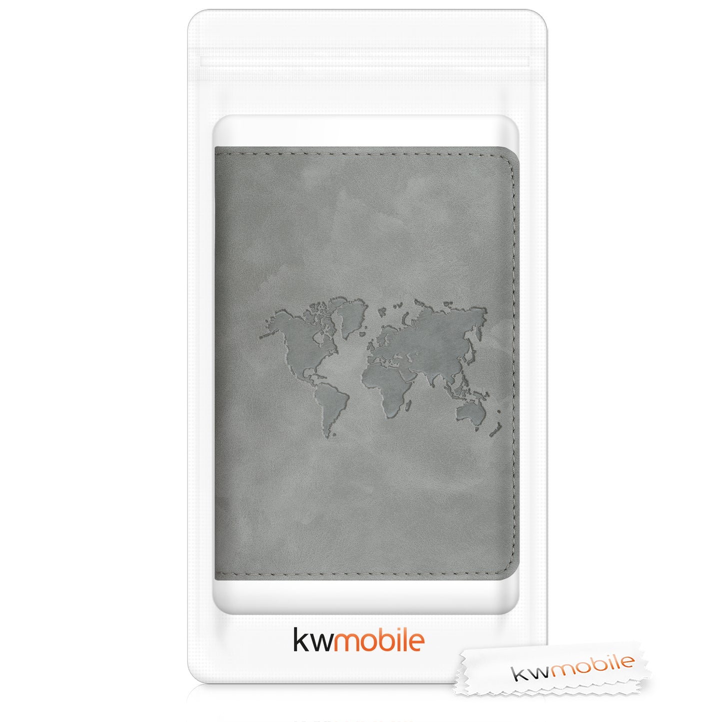 Faux Leather Vehicle Registration Holder with Card Slots