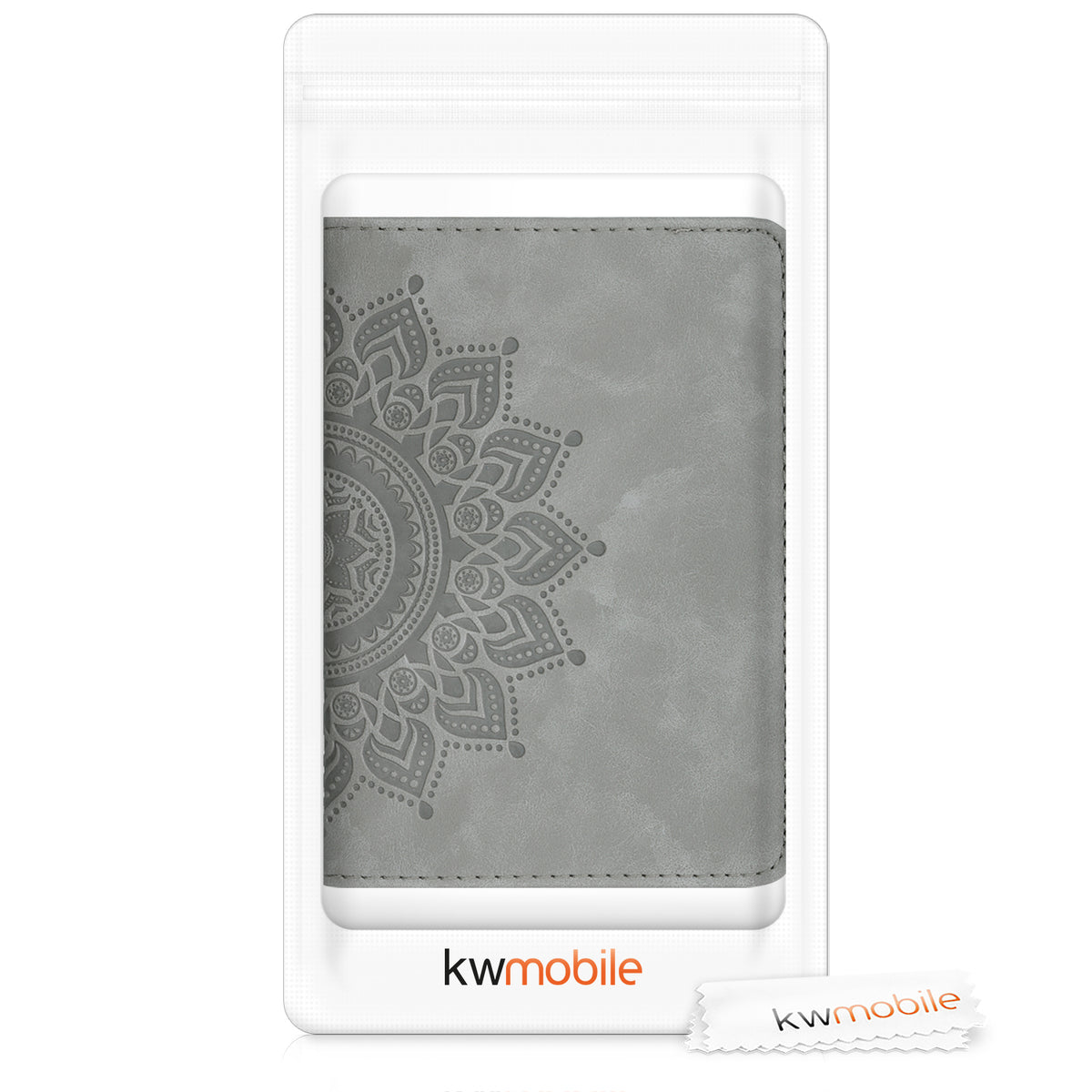 Faux Leather Vehicle Registration Holder with Card Slots