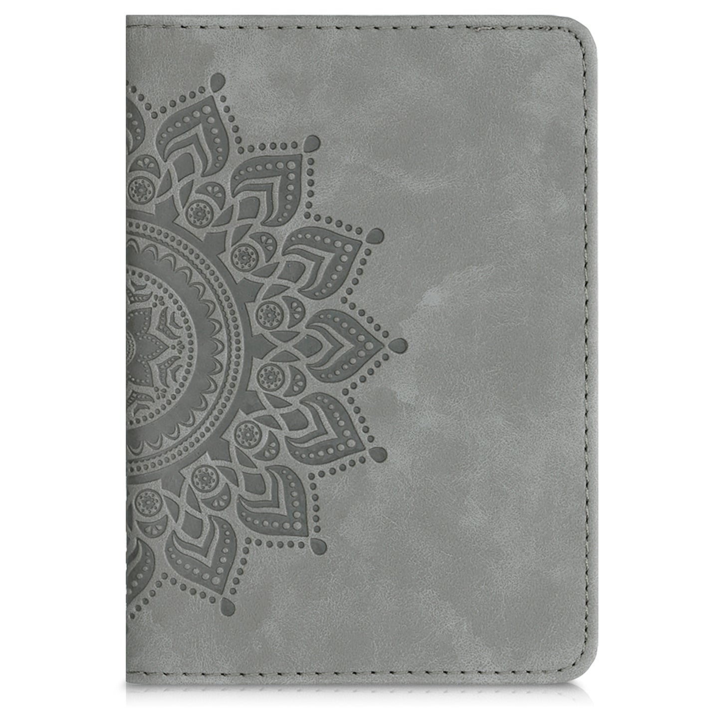 Faux Leather Vehicle Registration Holder with Card Slots
