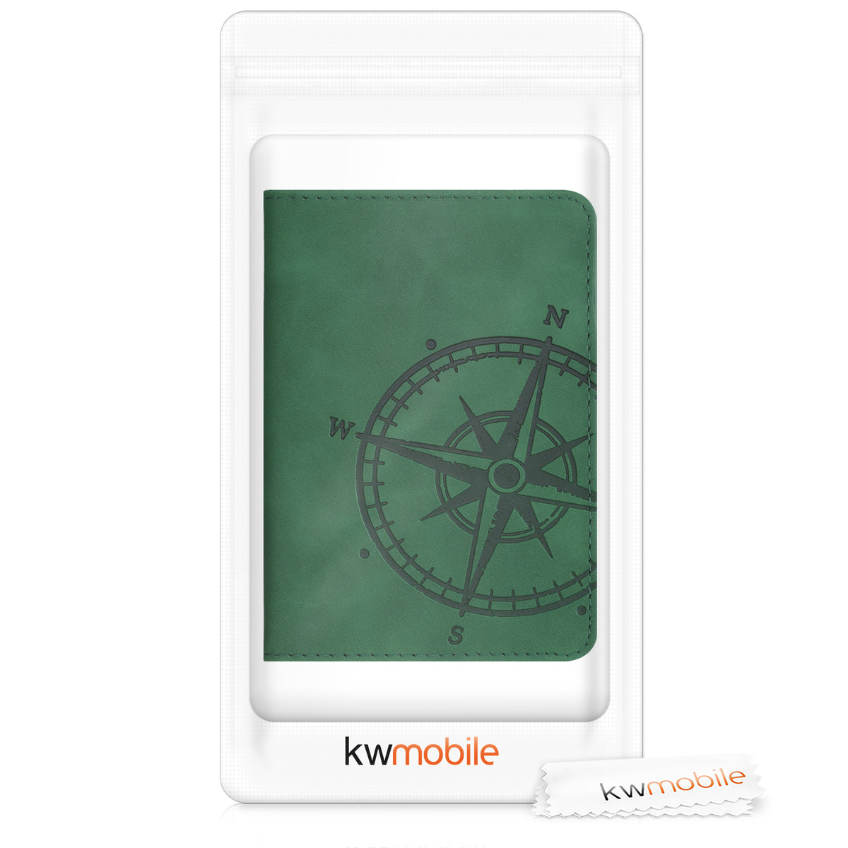 Faux Leather Vehicle Registration Holder with Card Slots