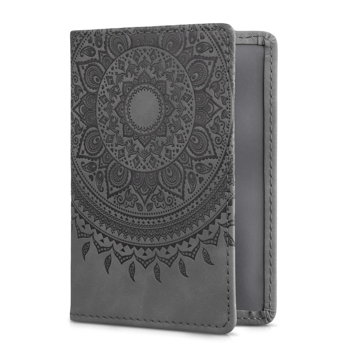 Faux Leather Vehicle Registration Holder with Card Slots