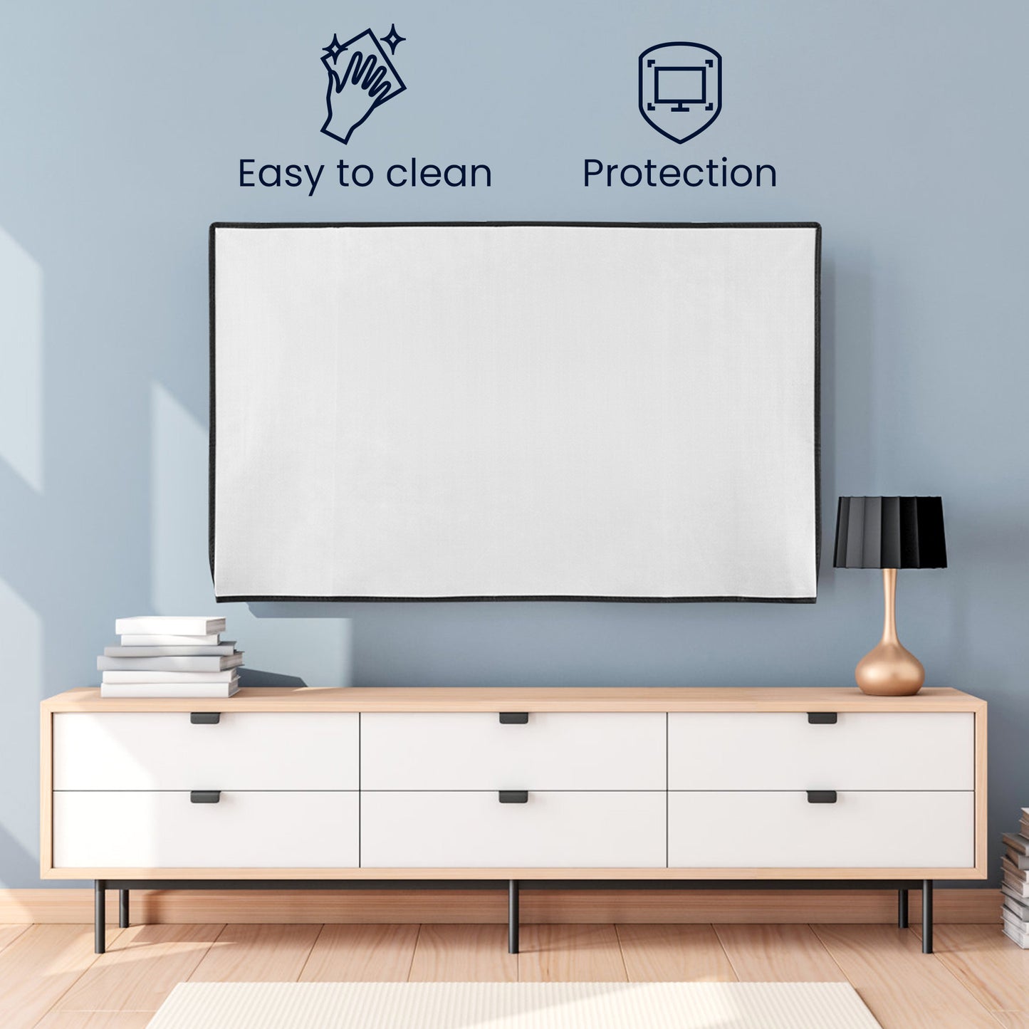 kwmobile 32" TV Cover Indoor Television Cover Screen Protector Cover TV Screen Dust Cover TV Cover